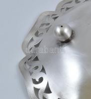 WMF ezüstözött kínáló, kopásnyomokkal, jelzett, d: 25 cm