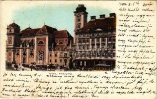 1900 Wien, Vienna, Bécs; Freiung, Apotheke / pharmacy (small tear)