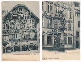 Schaffhausen - 2 pre-900 postcards