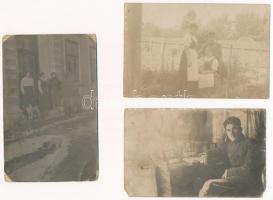 8 db RÉGI katonai fotó képeslap vegyes minőségben / 8 pre-1945 K.u.K. military photo postcards in mixed quality