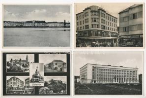 Ungvár, Uzshorod, Uzhorod; 4 db régi képeslap + 1 visszatért So. Stpl / 4 pre-1945 postcards
