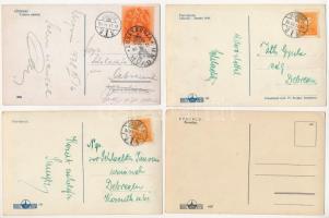Ungvár, Uzshorod, Uzhorod; 4 db régi képeslap + 1 "visszatért" So. Stpl / 4 pre-1945 postc...