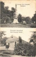 1915 Alsópél, Dolny Pial; Gróf Hunyady kastély és park. Kiadja a Fogyasztási Szövetkezet / castle, castle park