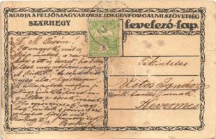 1914 Szárhegy, Gyergyószárhegy, Giurgeu-Sarheghi, Lazarea; Szárhegyi ferences kolostor. Kiadja a Fel...
