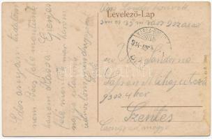 1914 Budapest V. Országház a jövőben. montázs. L. és P. 2646. / in the future montage (fl)