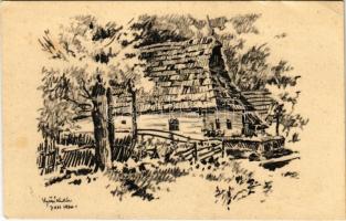 Felsőkubin, Vysny Kubín; kunyhó / Oravské stavby / cottage s: Karel Benes (EK)