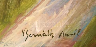 Bernáth Aurél jelzéssel: Híd. Olaj, farost. Kissé sérült. 114X68 cm