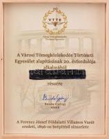 A Ferencz József Földalatti Villamos Vasút (Millenniumi Földalatti) eredeti, 1896-os beépítésű színs...