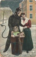 1907 Krampus with family (EM)