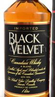Black Velvet, Canadian Whisky, abc:40%, bontatlan palack whisky díszdobozban, 1 l