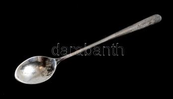 Hattyút formázó ólomkristály fűszertartó, aranyozott/ezüstözött fém szerelékkel, hozzá tartozó ezüst...