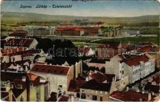 1925 Sopron, látkép. Schöll Anna kiadása (EM)