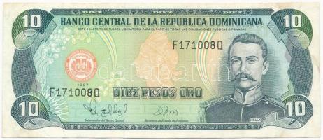 Dominikai Köztársaság 1997. 10P T:III Dominican Republic 1997. 10 Pesos C:F