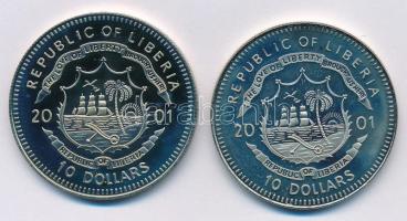 Libéria 2001. 10$ "Szabadság pillanatai - A tudomány szabadsága 16-17. század" multicolor ...