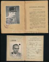 1930-1960 Zsoldkönyv, SAS behívó, katonai igazolvány tartalékos részére