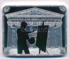 DN "A magyar festészet remekművei kollekció - Székely Bertalan: Vérszerződés, 1896" ezüstö...