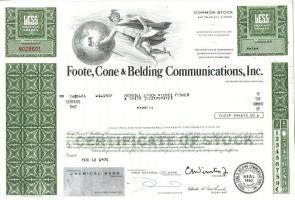 6db amerikai részvény az 1960-70-es évekből