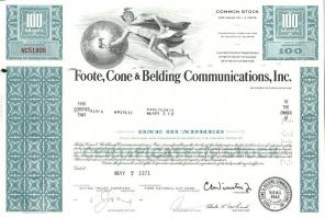 6db amerikai részvény az 1960-70-es évekből