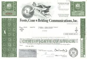 6db amerikai részvény az 1960-70-es évekből