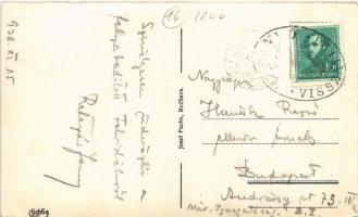 1938 Krasznahorkaváralja, Krásnohorské Podhradie; vár / castle. Josef Fuchs + "1938 Rozsnyó vis...