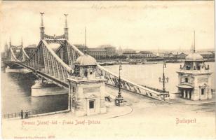 1905 Budapest, Ferenc József híd (EK)