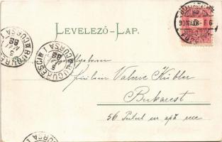 1899 Budapest XIII. Margitszigeti vízesés. L. Schlaf's Kunstverlag No. 135. (EB)