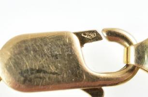Arany (Au) 14K karkötő, jelzett, h: 22 cm, nettó: 15,30 gr