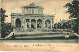 1899 (Vorläufer) Arad, Városligeti kávéház. hans Nachbargauer / cafe kiosk