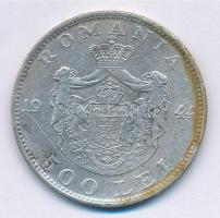 Románia 1944. 500L Ag "I. Mihály" T:2,2- patina 
Romania 1944. 500 Lei Ag "Mihai I&q...