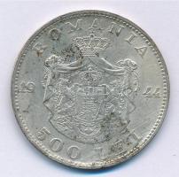 Románia 1944. 500L Ag "I. Mihály" T:2,2- patina 
Romania 1944. 500 Lei Ag "Mihai I&q...