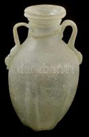 Cenedese jelzéssel üveg váza, kis kopásnyomokkal, m: 21 cm