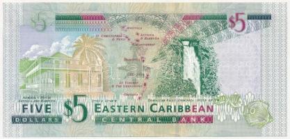Kelet-Karibi Államok 2003. (DN) 5$ T:I East Caribbean States 2003. (ND) 5 Dollars C:UNC 
Krause 42....