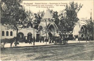 Budapest XIV. Állatkerti főbejárat. Taussig 12. 1917/21.