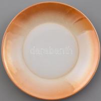 Zsolnay mitológiai jelenettel díszített, irizáló porcelán teáscsészék aljjal, 5 db. Matricás, jelzet...