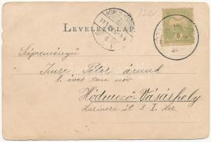 1903 Lipótvár, Újvároska, Leopoldov; fegyintézet, igazgatói lakás. Szold Jakab kiadása / directorial...