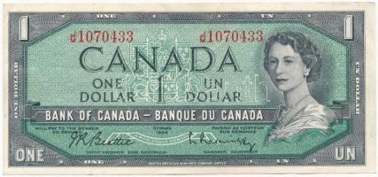 Kanada 1954. 1$ T:III  Canada 1954. 1 Dollar C:F