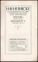 cca 1900-1910 H.R. Heinicke Bauunternehmung für Fabrikschorsnteine und Dampfkessel-Einrahmungen, gyá...