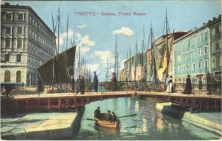 Trieste, Trieszt; Canale, Ponte Rosso / bridge