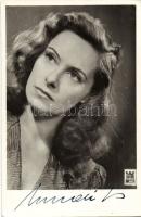 Muráti Lili színésznő dedikált fotólap