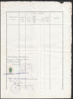 Vértes Emil (Marcel testvére) és Goldberger Irma esküvői meghívója, családi értesítője, levelezések,...