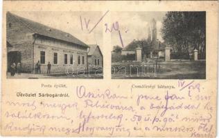1905 Sárbogárd, Posta épület, csendőrségi laktanya