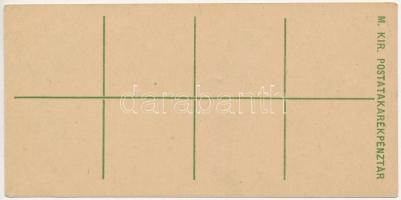 1942. "M. Kir. Postatakarékpénztár - Takaréklap" befizetési lap T:I-