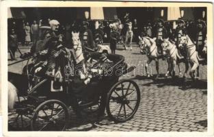 1937 Budapest, III. Viktor Emánuel olasz király és etióp császár látogatása május 19-23-ig