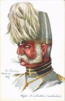 Major dinfanterie (autrichien) / WWI military art postcard. Visé Paris No. 28. Leurs Caboches s: Em. Dupuis