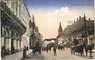 1915 Kaposvár, Fő utca, üzletek (r)