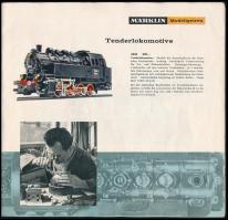 cca 1964 Märklin színes illusztrált játékkatalógus, szakadásokkal, 68p