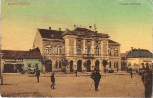 1911 Nagykőrös, Városi szálloda, Temetkezési vállalat, Hercz Hermann üzlete