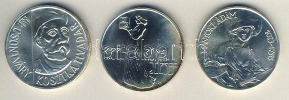 1977. 200Ft Ag 3klf db "Festők II. Mányoki, Rippl-Rónai, Csontváry" sor T:BU