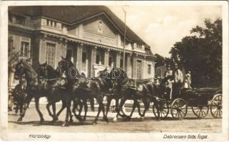 1929 Debrecen, M. kir. Tudományegyetemi Klinikák, Debreczeni ötösfogat, magyar folklór (EK)