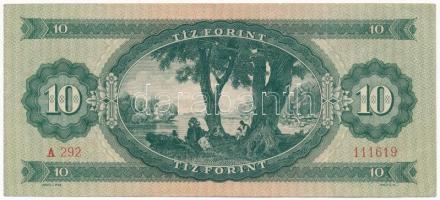 1949. 10Ft "A 292 111619" T:III szép papír
Adamo F3